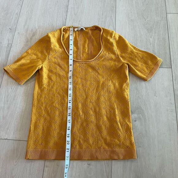 Madewell Pointelle Willford Sweater Tee size s - Picture 2 of 8